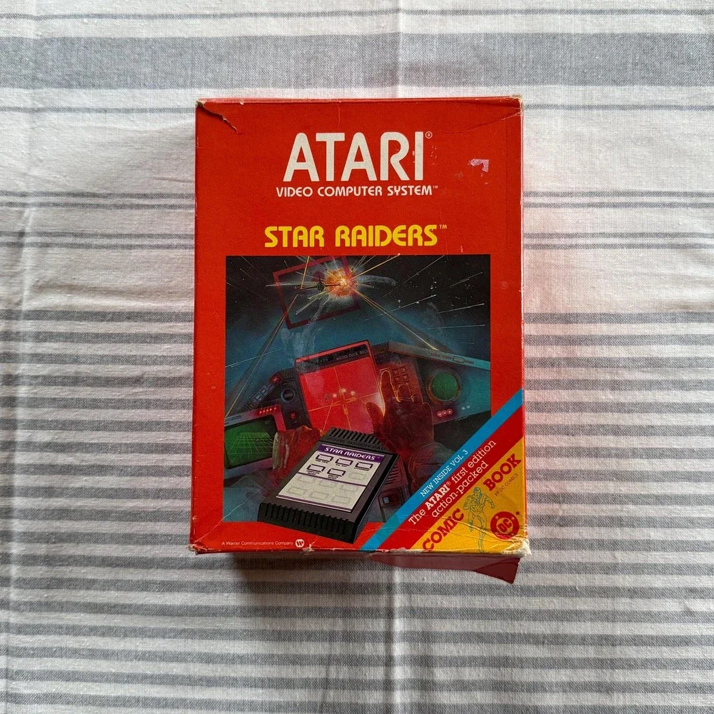 Star Raiders Complete CIB W/ Video Touch Pad & Manuals - Atari 2600
